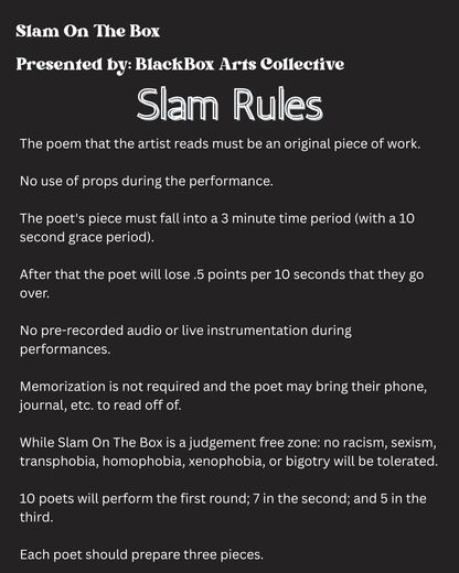 October Poetry Slam